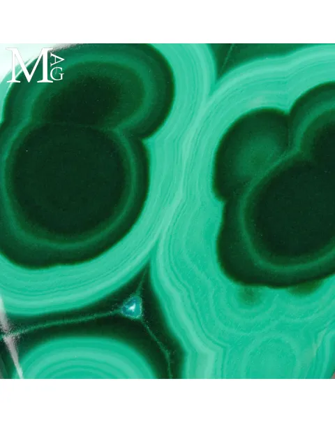 Ciondolo in Argento con Malachite Naturale.
