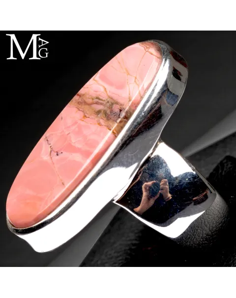 Anello con Mookaite Rosa Australiana