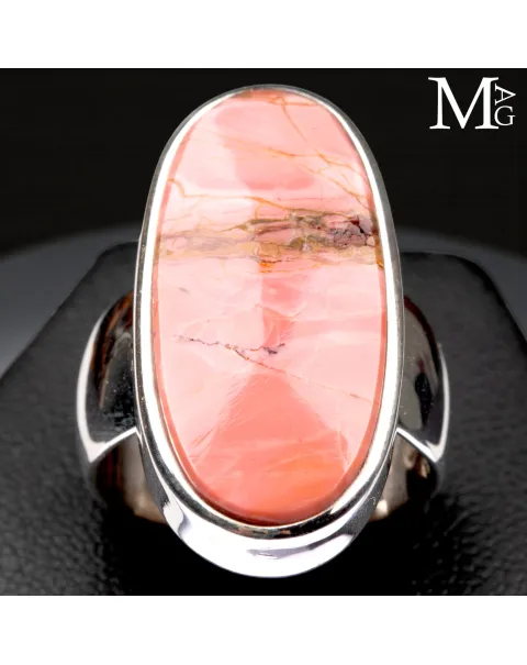 Anello con Mookaite Rosa Australiana