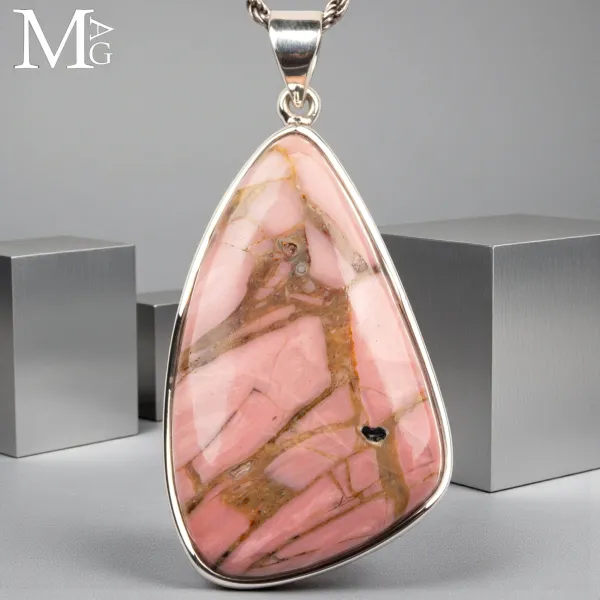 Ciondolo in Argento 925 con Mookaite Australiana