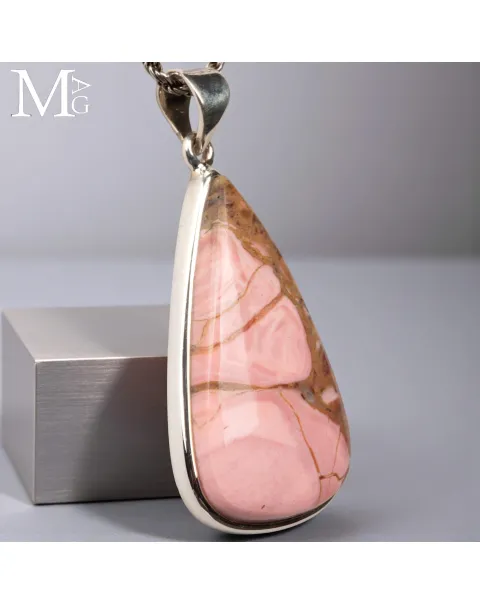 Ciondolo in Argento 925 con Mookaite Naturale – Australia