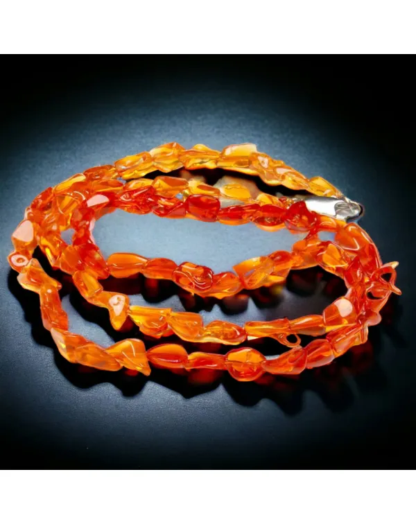 Collana in Opale di fuoco