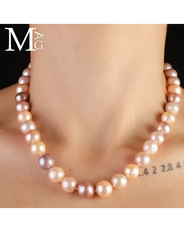 Collana in perle d'acqua dolce multicolore – Mon...