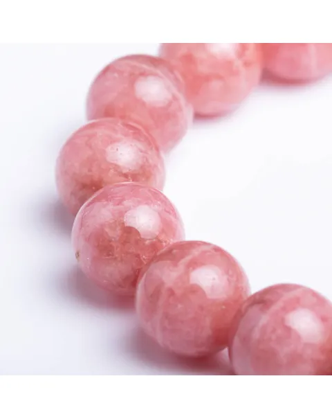 Bracciale in Rodocrosite Naturale Sfere da 11.5 mm