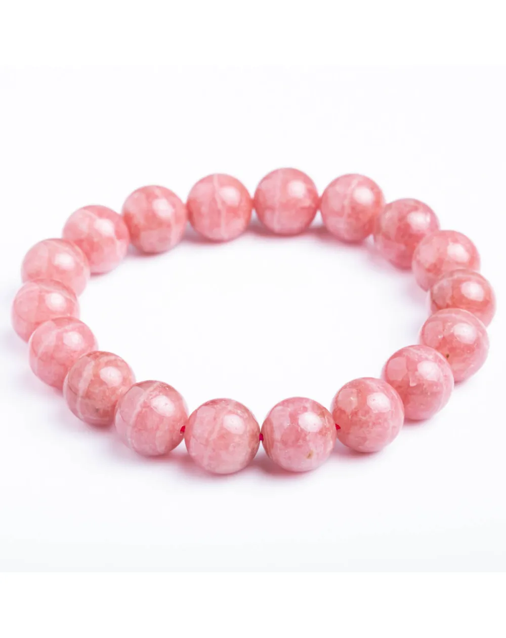 Bracciale in Rodocrosite Naturale Sfere da 11.5 mm
