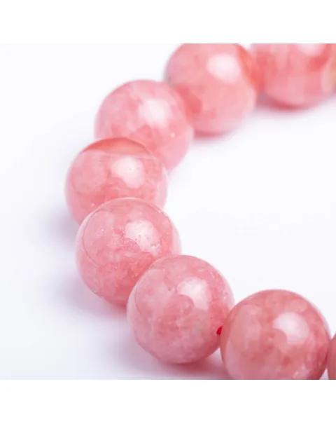 Bracciale in Rodocrosite Naturale Sfere da 11.5 mm