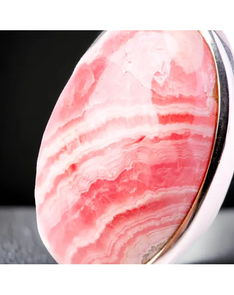 Anello in Argento con Rodocrosite.