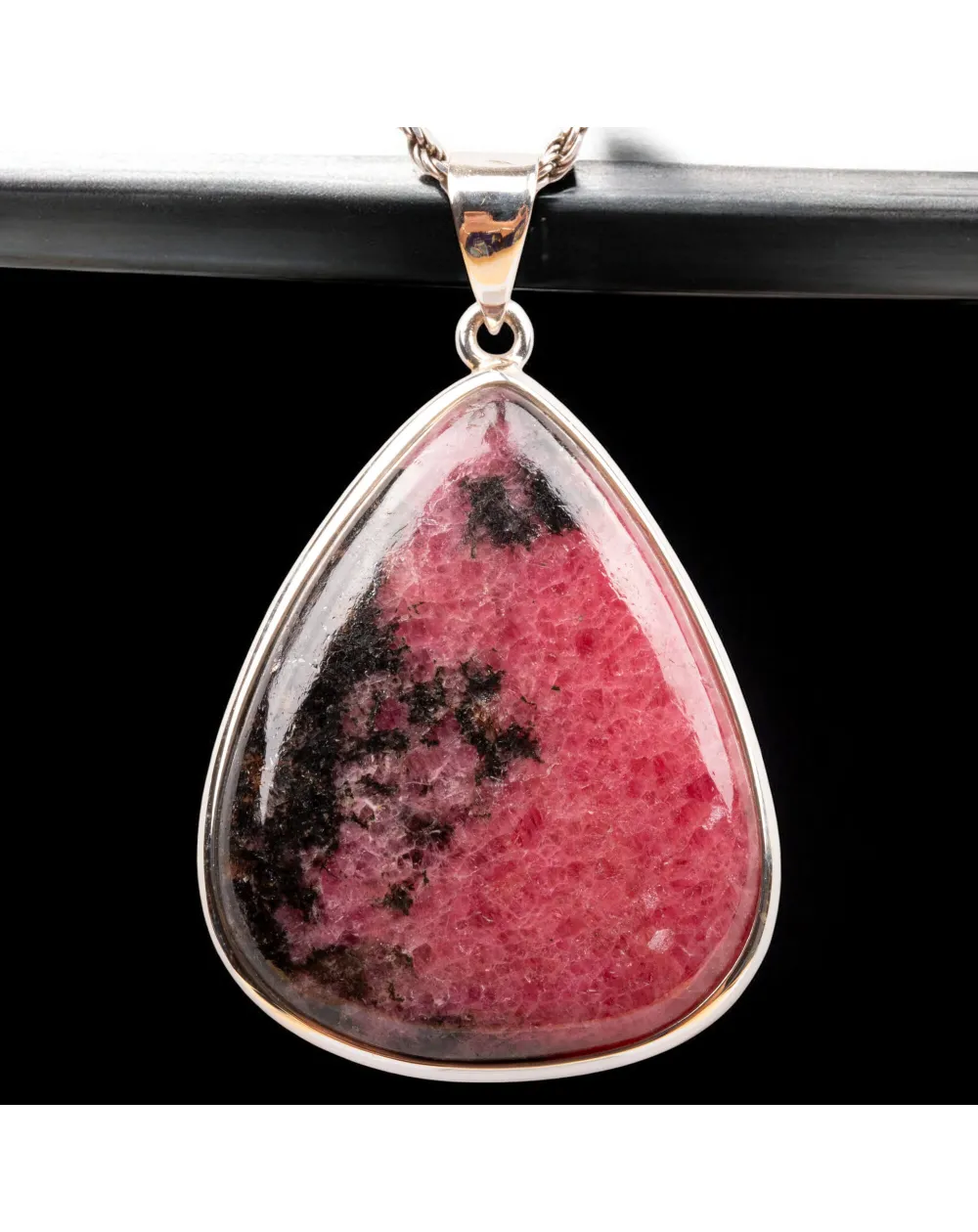 Ciondolo in Argento con Rhodonite Australiana.