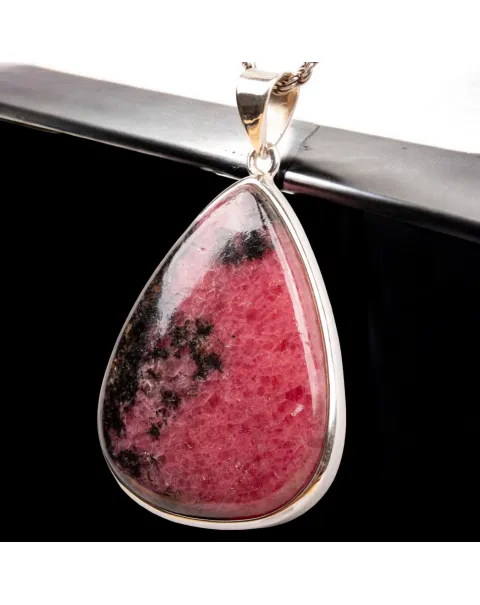 Ciondolo in Argento con Rhodonite Australiana.