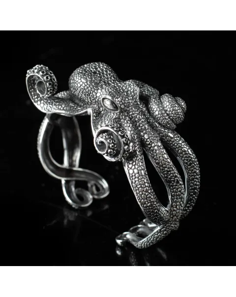 Bracciale A fascia - Polpo Realistico