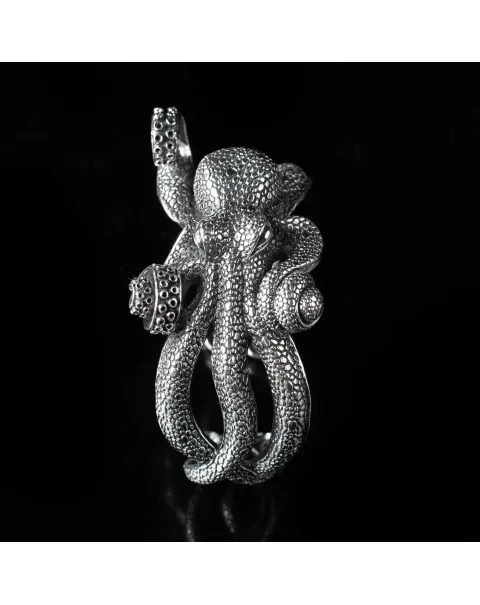 Bracciale A fascia - Polpo Realistico