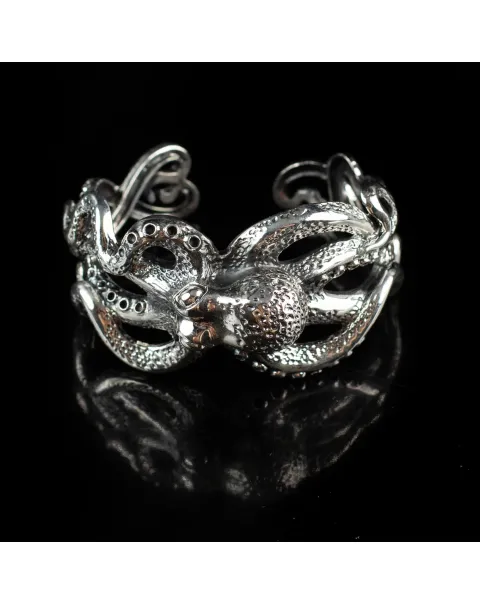 Bracciale A fascia - Polpo Realistico