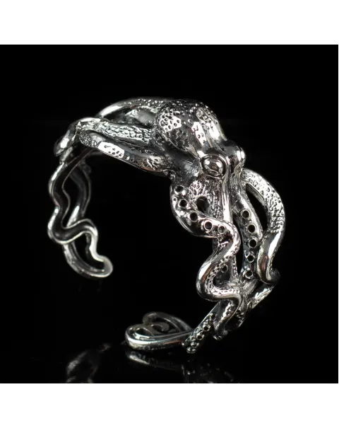 Bracciale A fascia - Polpo Realistico