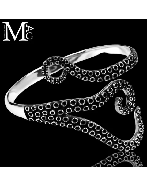 Bracciale in argento 925 - Tentacoli di Polpo.