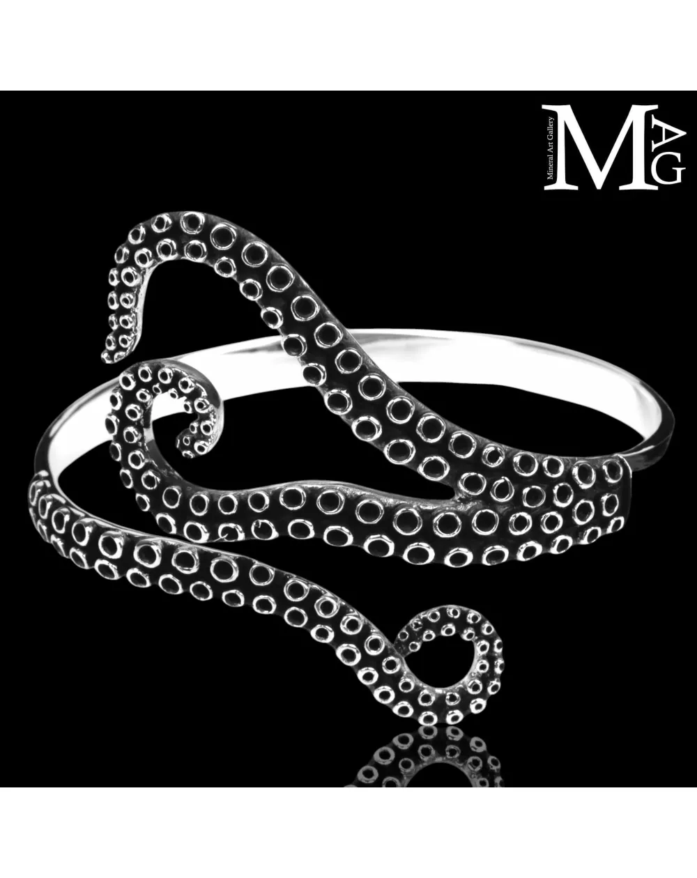 Bracciale in argento 925 - Tentacoli di Polpo.