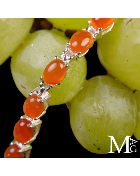 Bracciale in Argento con Corniola Naturale