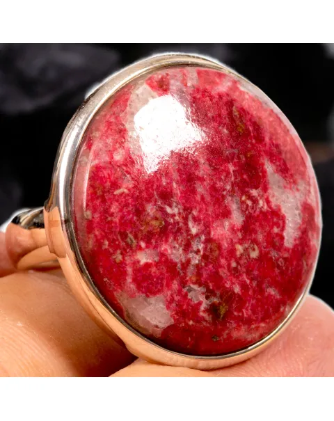 Anello in Argento con Tulite Norvegese.