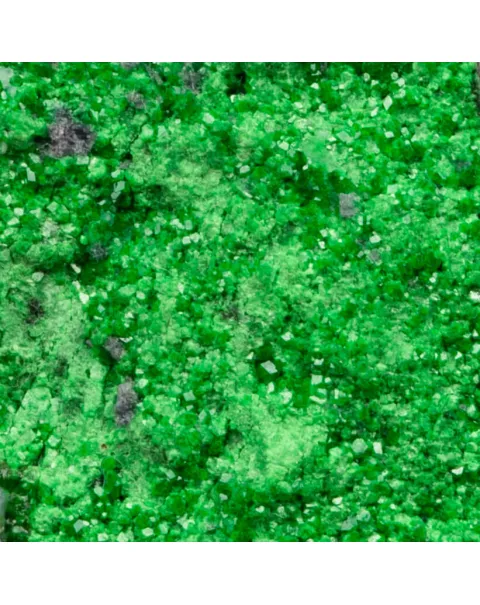 Ciondolo con Uvarovite triangolare.