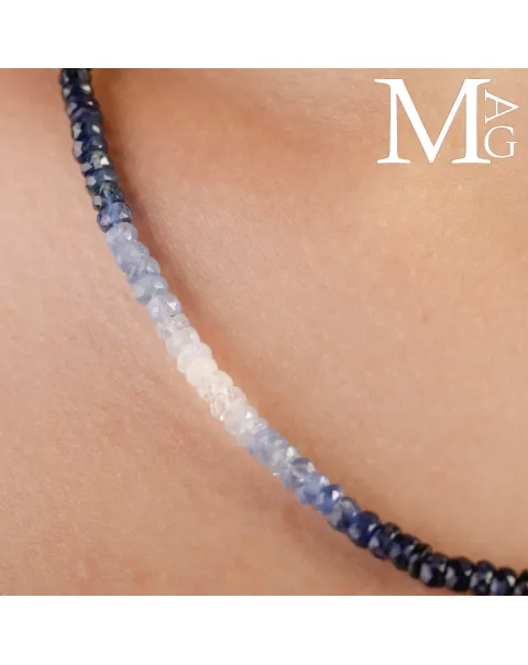 Collana di Zaffiri Blu Jeans - Versatili e di Tendenza.