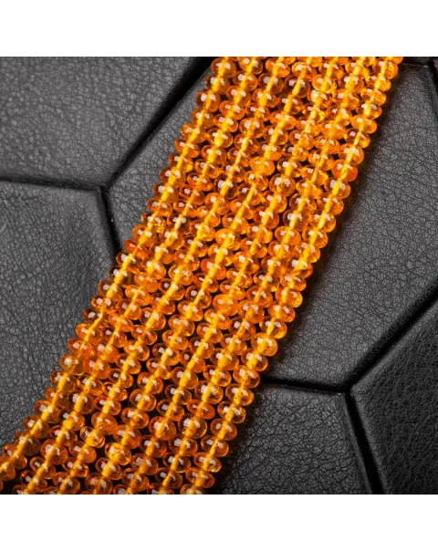 Collier in Zaffiri Arancioni – 760 Carati di Luminosità Solare
