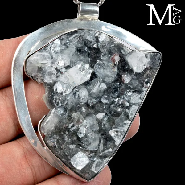 Ciondolo con Apophyllite Naturale – Argento 925