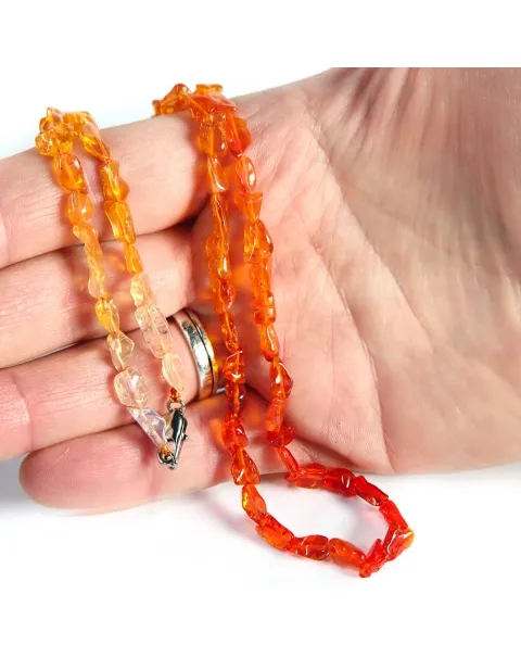 Collana in Opale di fuoco
