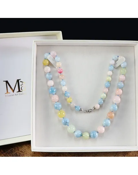 Collana in Morganite