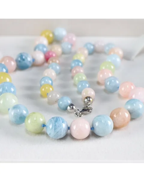 Collana in Morganite