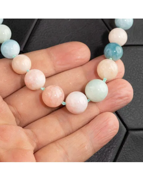 Sfere di Berilli: Acquamarina e Morganite.