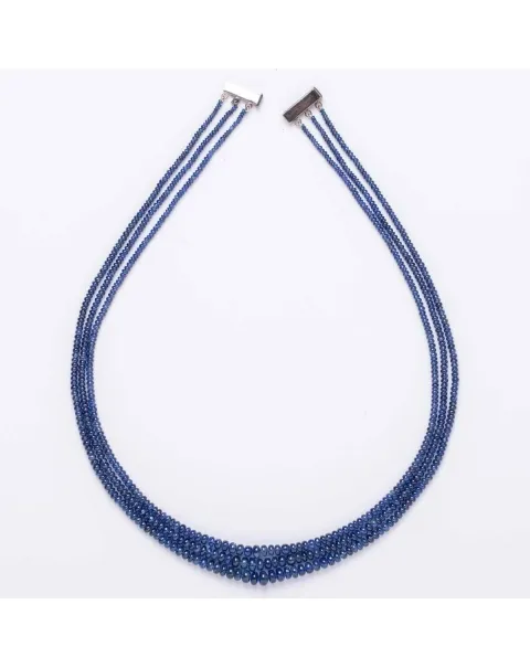 Prestigiosa Collana Di Zaffiri Blue Naturali 283 Carati