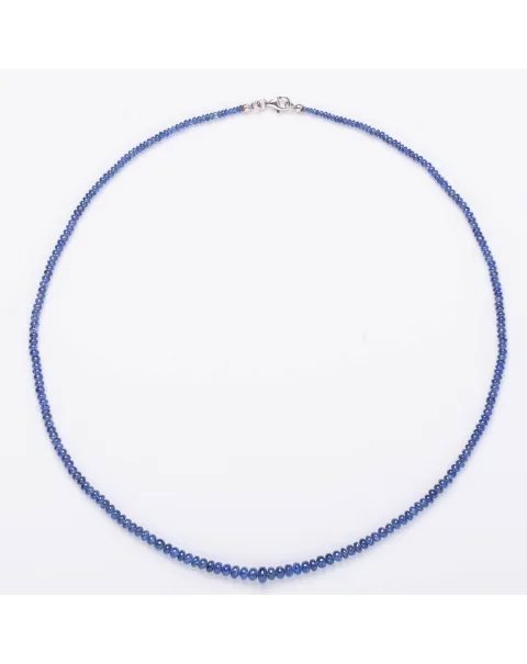 Elegante Collana Di Zaffiri Blue Naturali 72 Carati