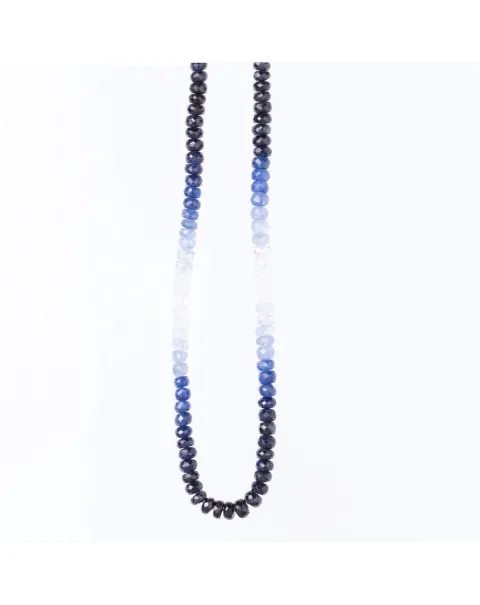 Prestigiosa Collana Di Zaffiri Blue Naturali 122 Carati