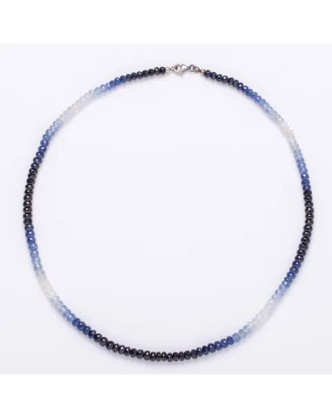 Prestigiosa Collana Di Zaffiri Blue Naturali 122 Carati