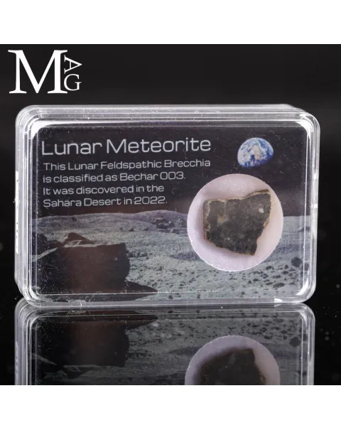 Meteorite Lunare Bechar 003 – Una roccia autentica dalla superficie della Luna