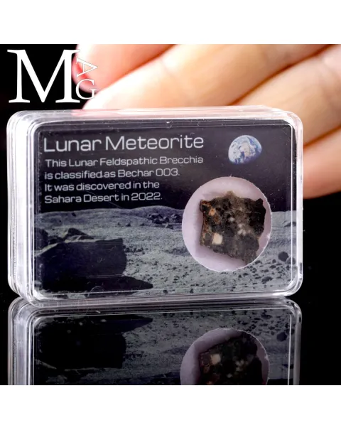 Meteorite Lunare Bechar 003 – Frammento autentico di Luna.
