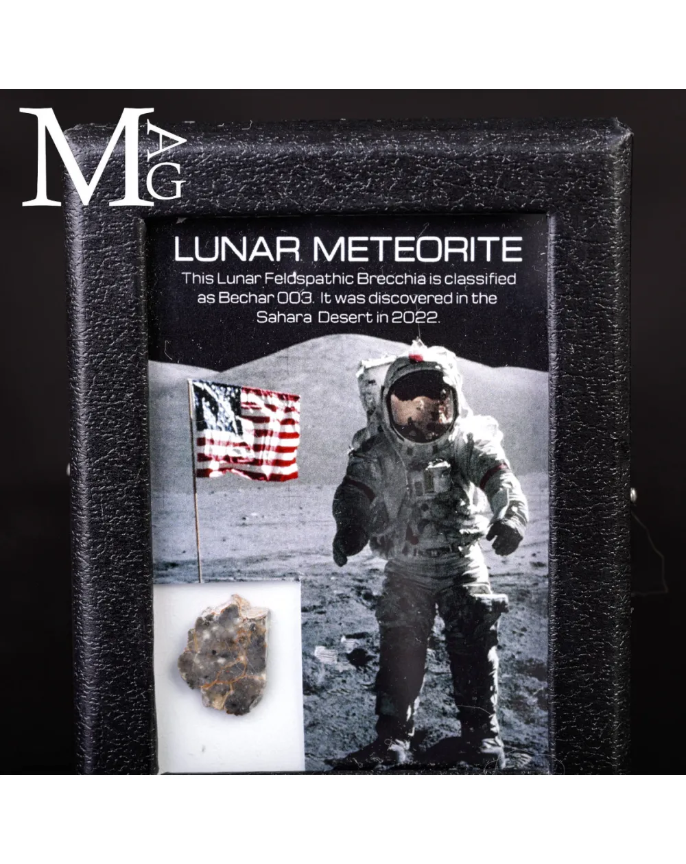 Meteorite Lunare Bechar 003 - Breccia Feldspatica della Luna.