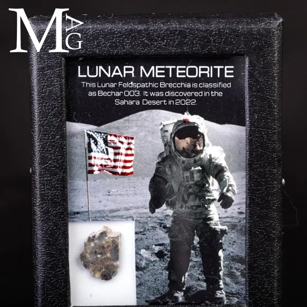 Meteorite Lunare Bechar 003 - Breccia Feldspatica della Luna.