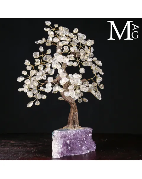 Albero Zen in Quarzo e Ametista