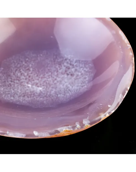 Ciotola svuota tasche in agata lavanda naturale.