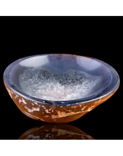 Vasca scolpita in Agata naturale – Elemento d’arredo unico
