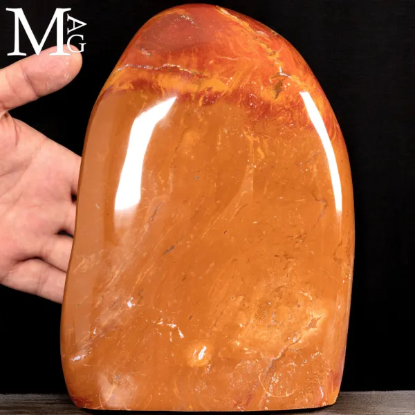 Agata Rossa del Madagascar – Elemento Decorativo Naturale