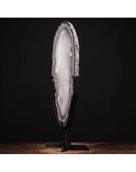 Grande Fetta di Agata - Cristalli Decorativi