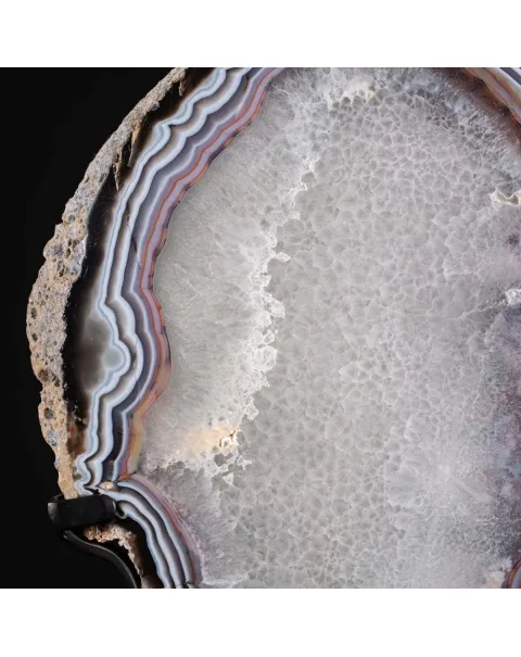 Grande Fetta di Agata - Cristalli Decorativi