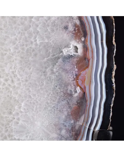Grande Fetta di Agata - Cristalli Decorativi