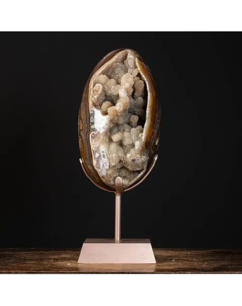 Uovo Agata Stalattitica