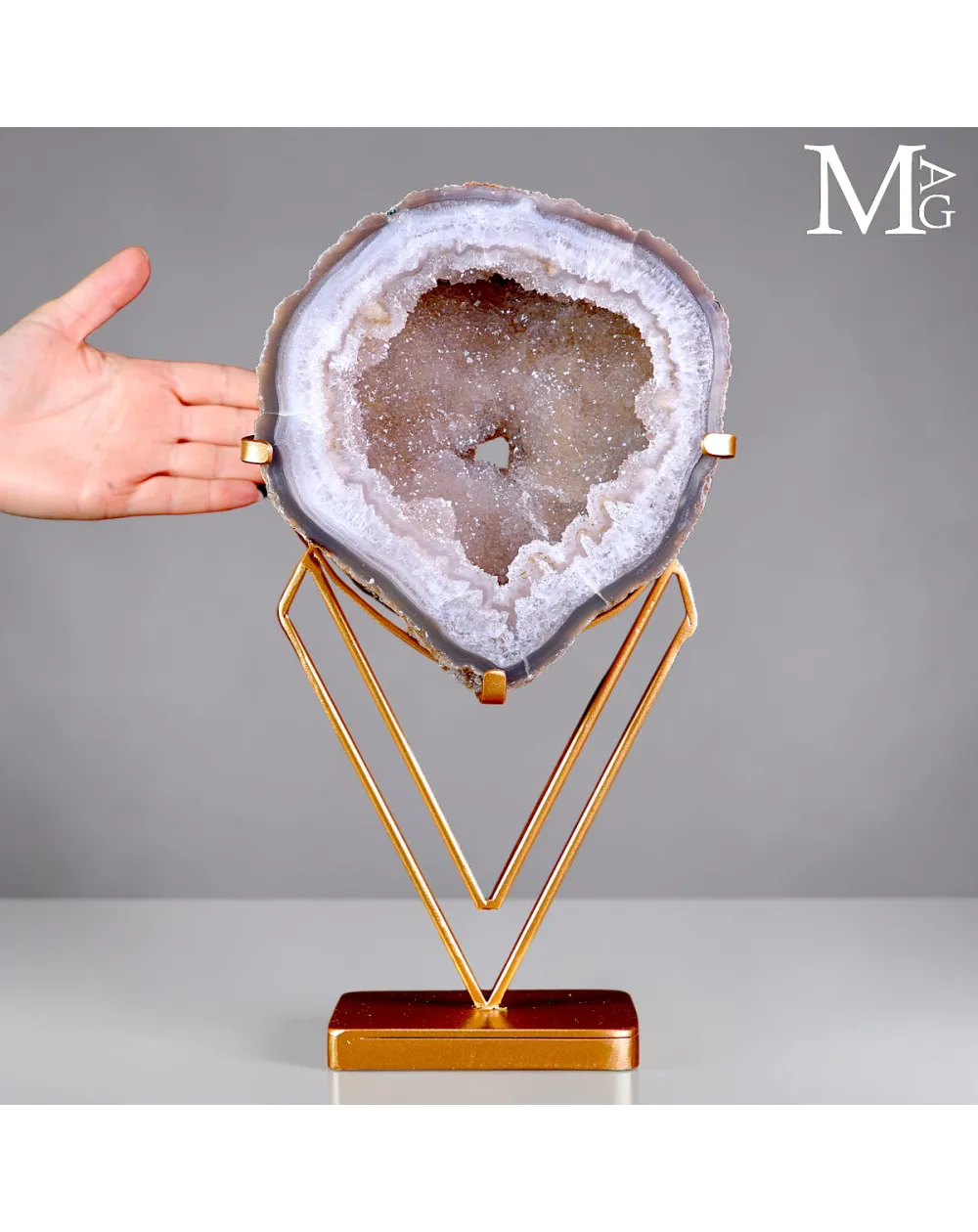 Geode di Agata - Elemento d’Arredo Decorativo.