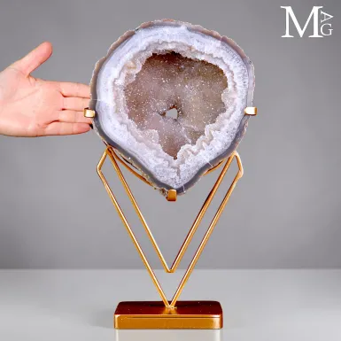 Geode di Agata - Elemento d’Arredo Decorativo.