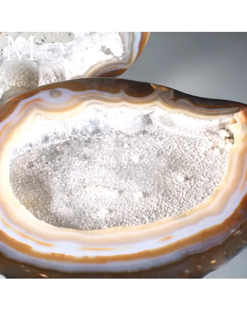 Geode di Agata sezionato e lucidato – Jewelry Box naturale