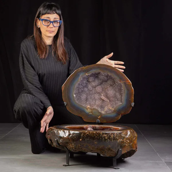 Esclusivo  Geode Agata "Scatola del Tesoro"
