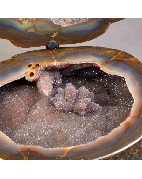 Esclusivo  Geode Agata "Scatola del Tesoro"